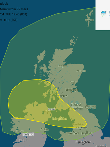 Convective Outlook Issued: Slight risk
07/04/22