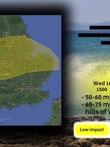 Yellow weather impact issued: 🌬️WIND🌬️
16/02/22 1500- 17/02/22 0300