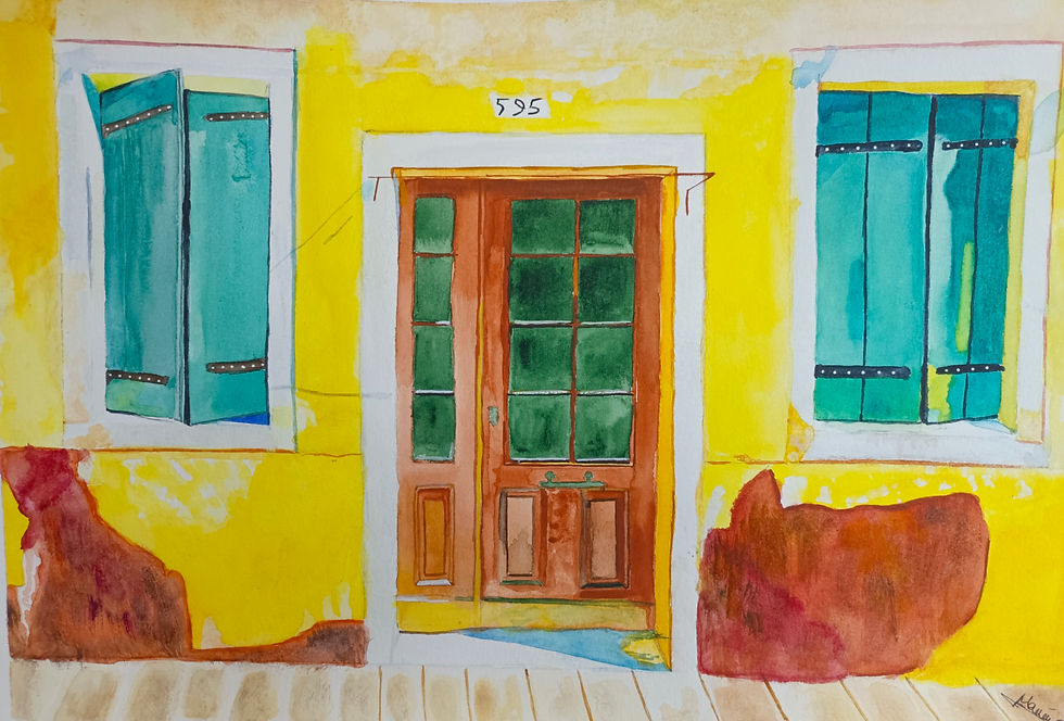 119. María Cabrera. Acuarela sobre papel. 30x40cm