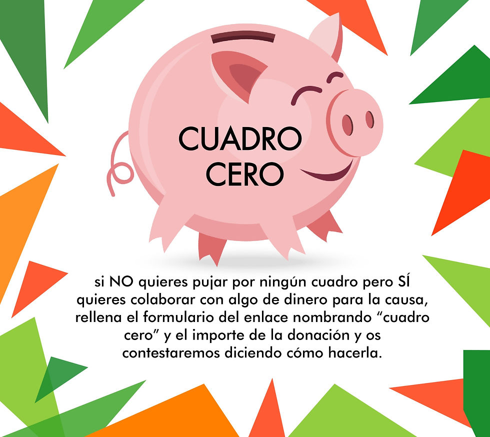CUADRO CERO ¿no te apetece más pujar por algún cuadro y llevarte un bonito recuerdo?