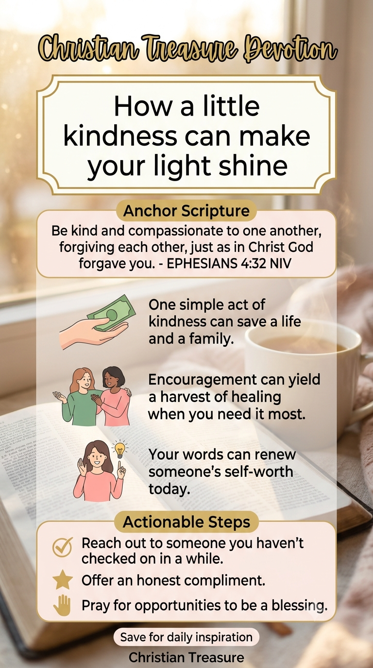 HOW A LITTLE KINDNESS CAN MAKE YOUR LIGHT SHINE.