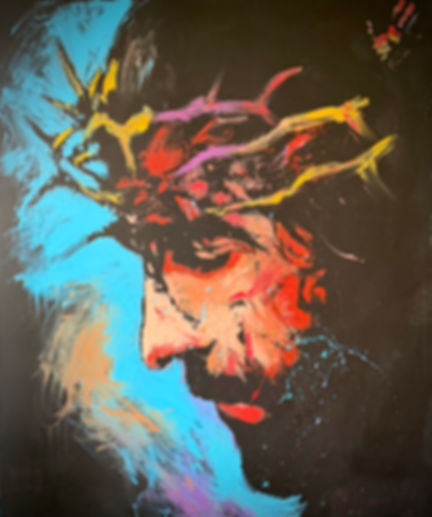 Jesus Painted on Easter