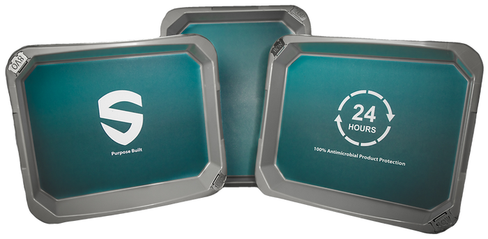 Three Safe Tray security screening trays
