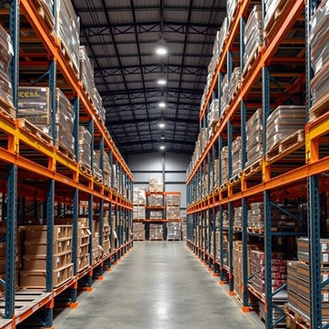 Pallet rack in warehouse, large view from higher up.jpg