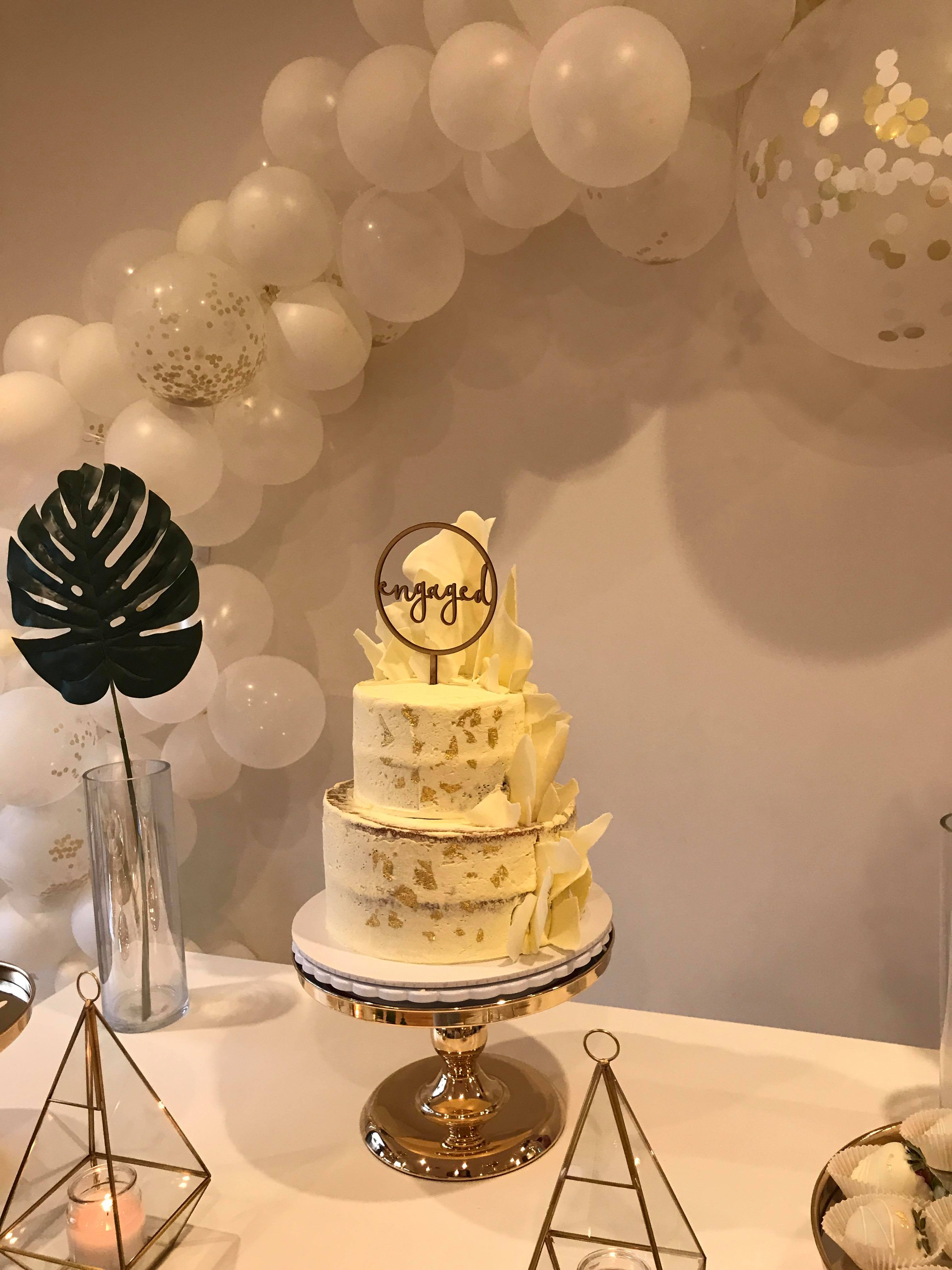 30cm Gold Cake Stand