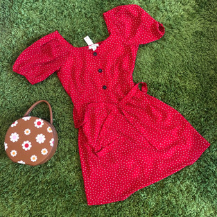 Red Dress Listed on Poshmark 