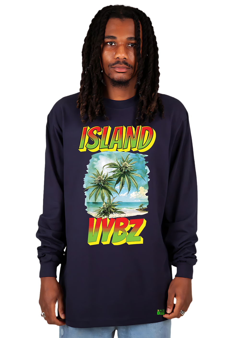 Thumbnail: ISLAND VYBZ GANJA ISLAND LONG SLEEVE TEES