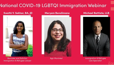 Egale National COVID-19 LGBTQI Immigration Webinar
