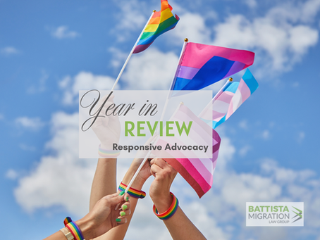A Year in Review: Responsive Advocacy