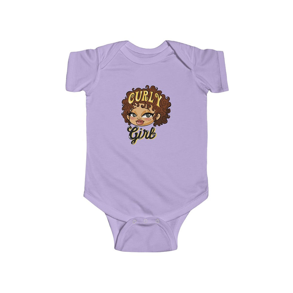 Miniature : Curly Girl Jersey Bodysuit