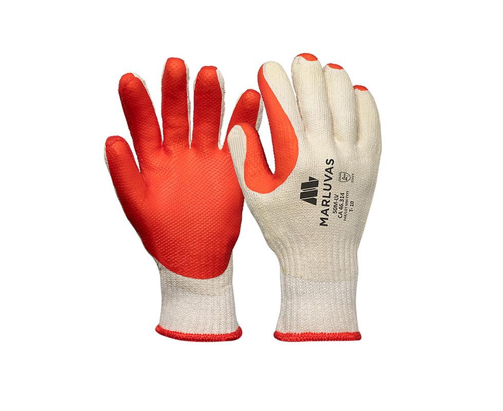 LUVA TRICOTADA C/ LATEX - MCR SAFETY