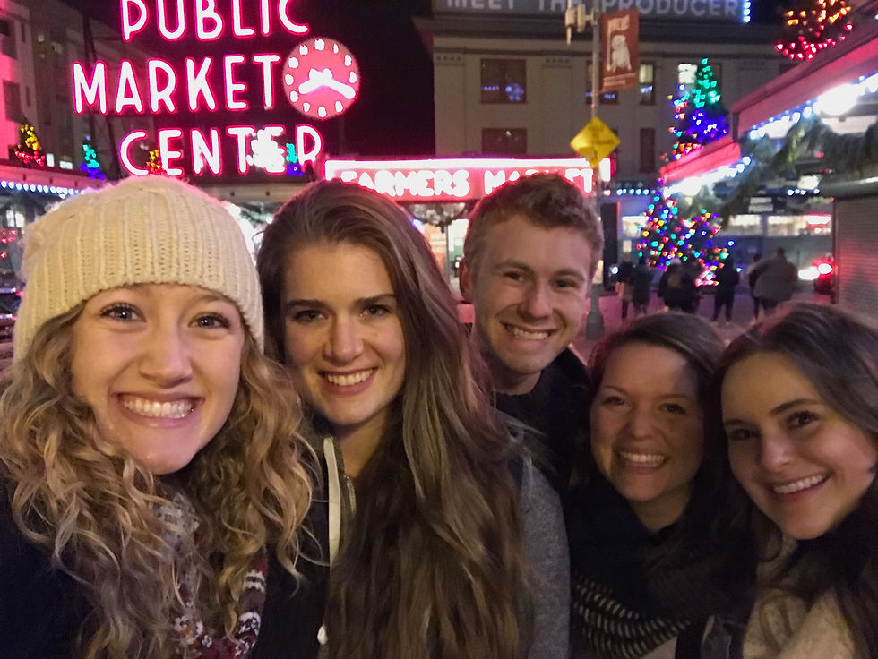 Left to right: Michelle, Suzy, Jake, Abby (the Walin's), and Bree!