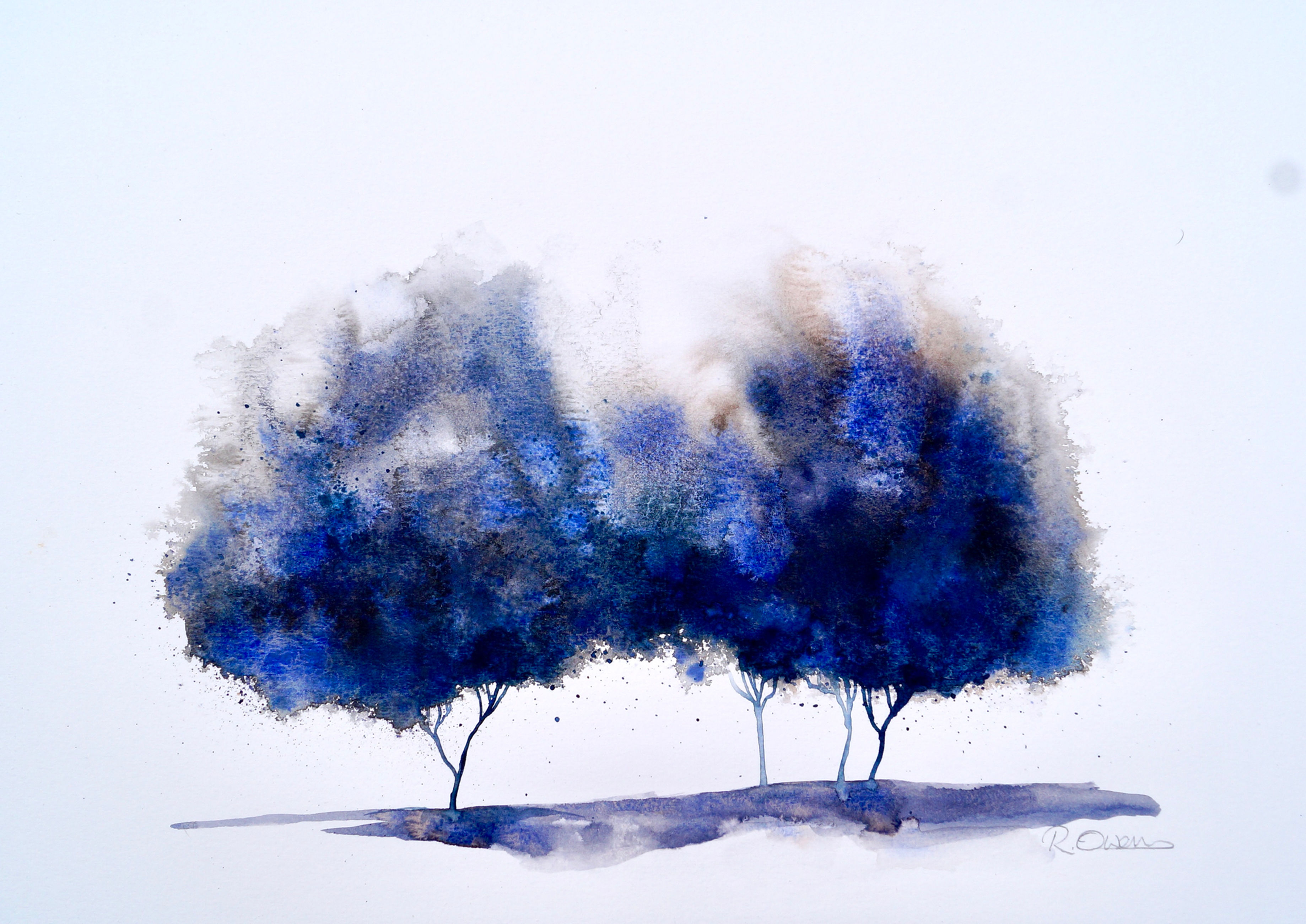 Tundra Blue Trees