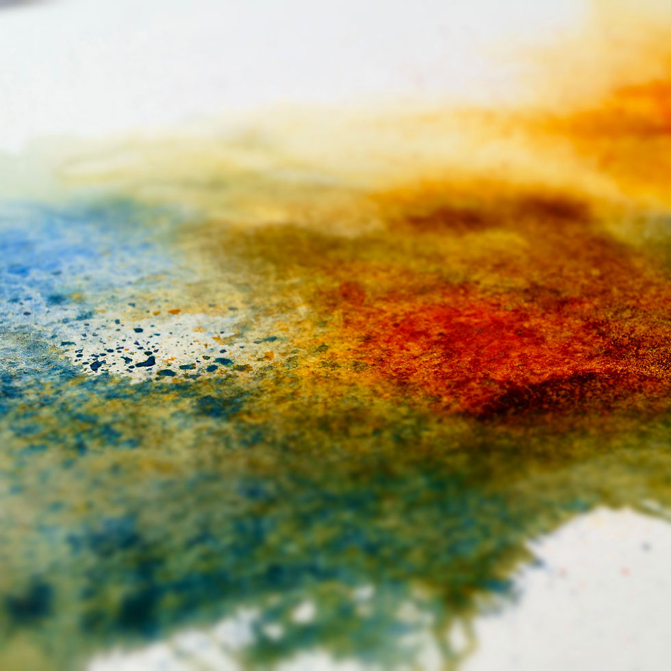 Thumbnail: Blue Gold Rusty Trees