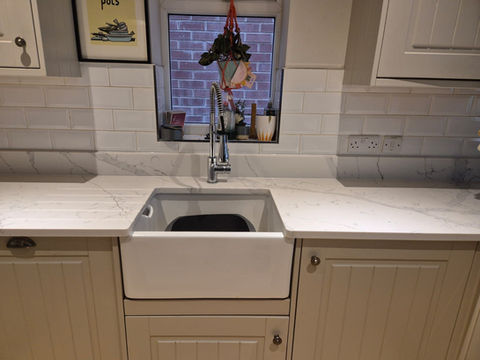 Supply and fit beautiful Quartz kitchen worktops in Grimsby