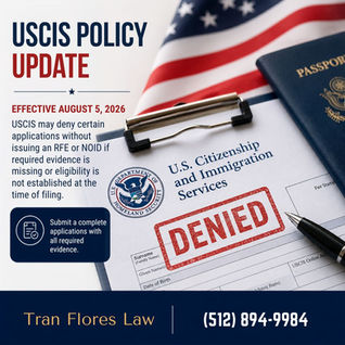 USCIS Can Now Deny Incomplete Immigration Applications Without First Issuing an RFE or NOID