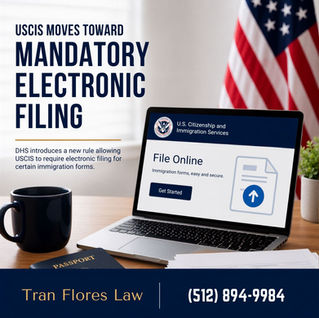 USCIS Moves Toward Mandatory Electronic Filing for More Immigration Forms