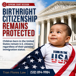 Supreme Court Upholds Birthright Citizenship