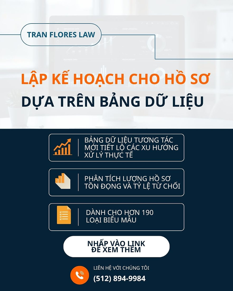 Bảng Dữ Liệu Mới Từ USCIS Giúp Hiểu Rõ Hơn Về Tình Trạng Tồn Đọng Hồ Sơ Và Xu Hướng Xét Duyệt