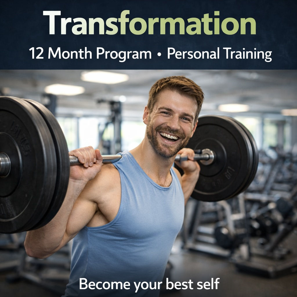 Transformation (2x, 3x, or 4x/wk) 12 Months