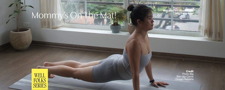 Mommy's On The Mat!