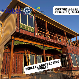 Custom home construction in Rowlett, Texas by Jabes Constructors INC