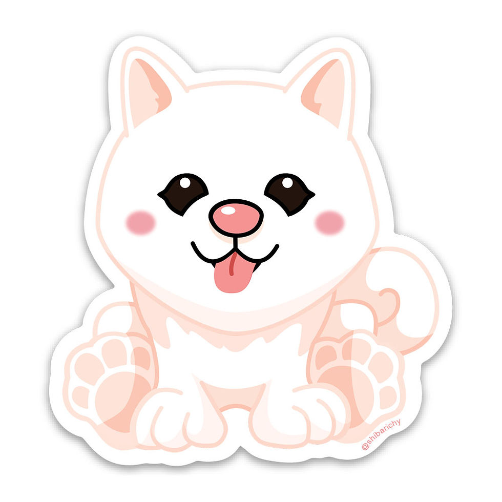 Shiba Cream Die-cut