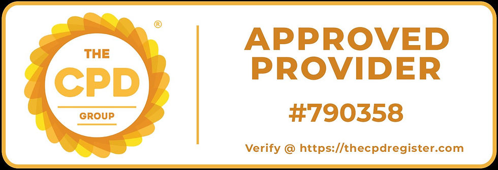 The CPD Group Approved Provider #790358