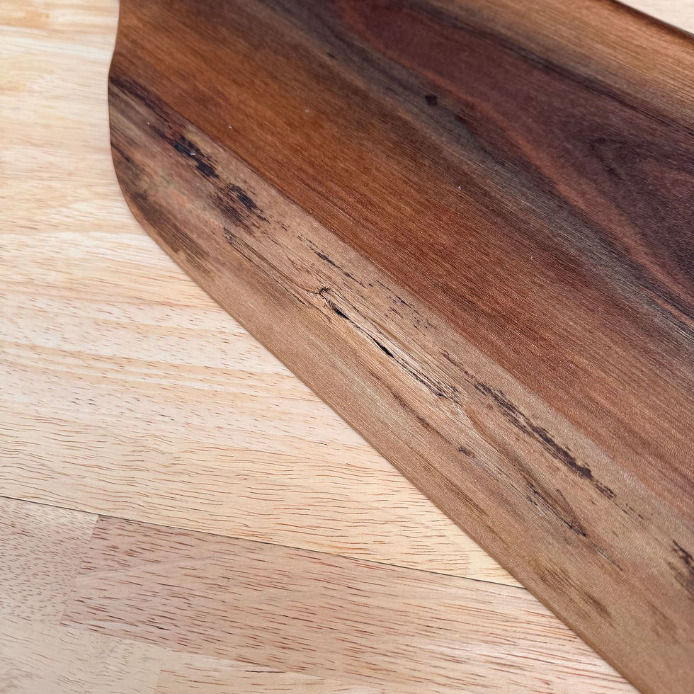 Thumbnail: Live Edge Black Walnut Charcuterie Board W/ Handle