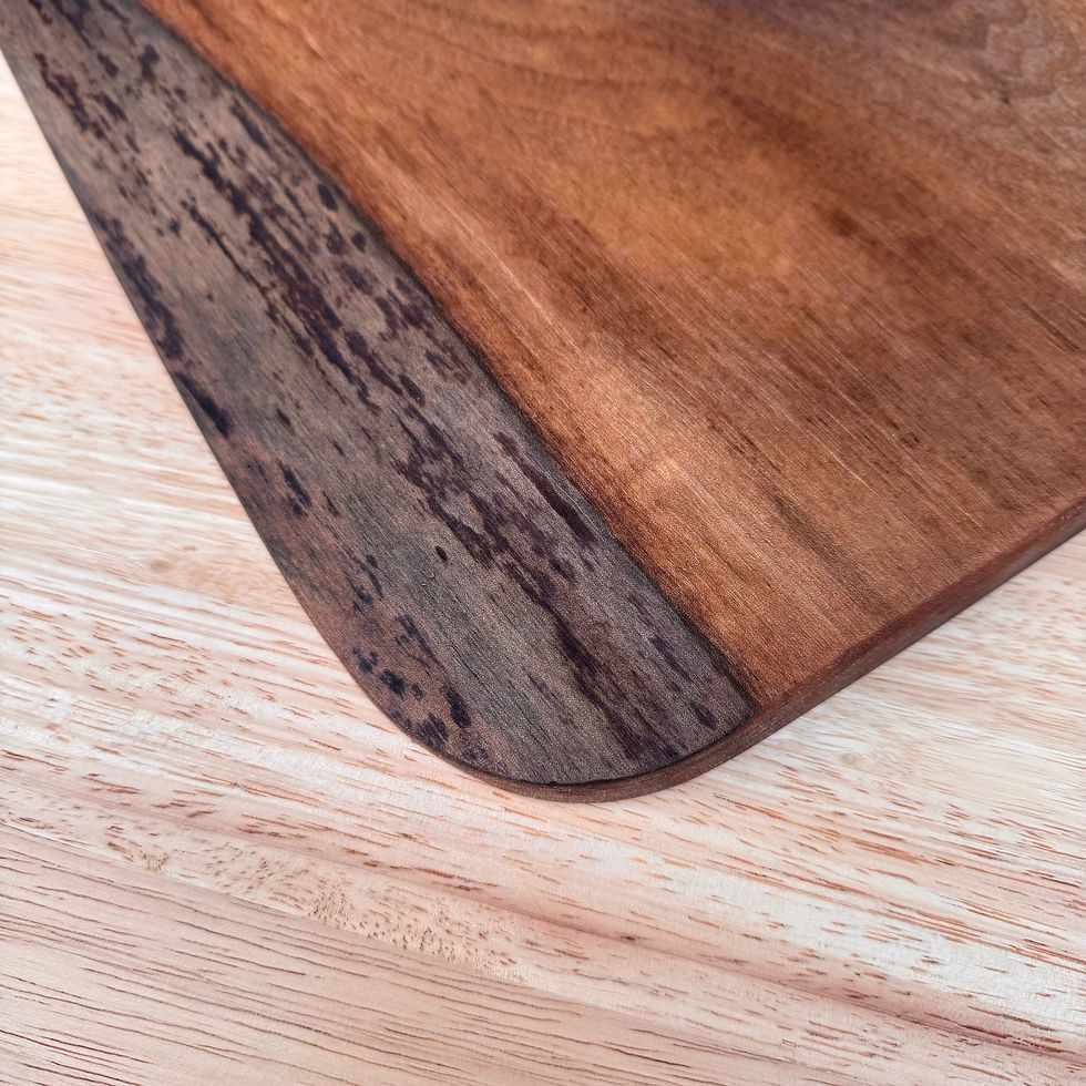 Thumbnail: Live Edge Black Walnut Charcuterie Board W/ Handle