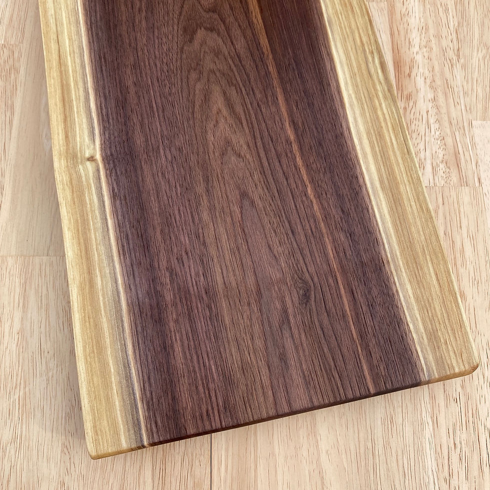 Thumbnail: Live Edge Black Walnut Charcuterie Board w/ Handle