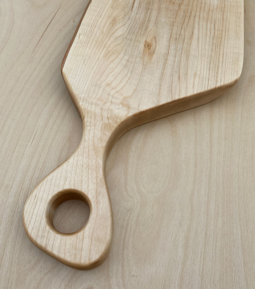 Thumbnail: Live Edge Maple Charcuterie Board With Handle