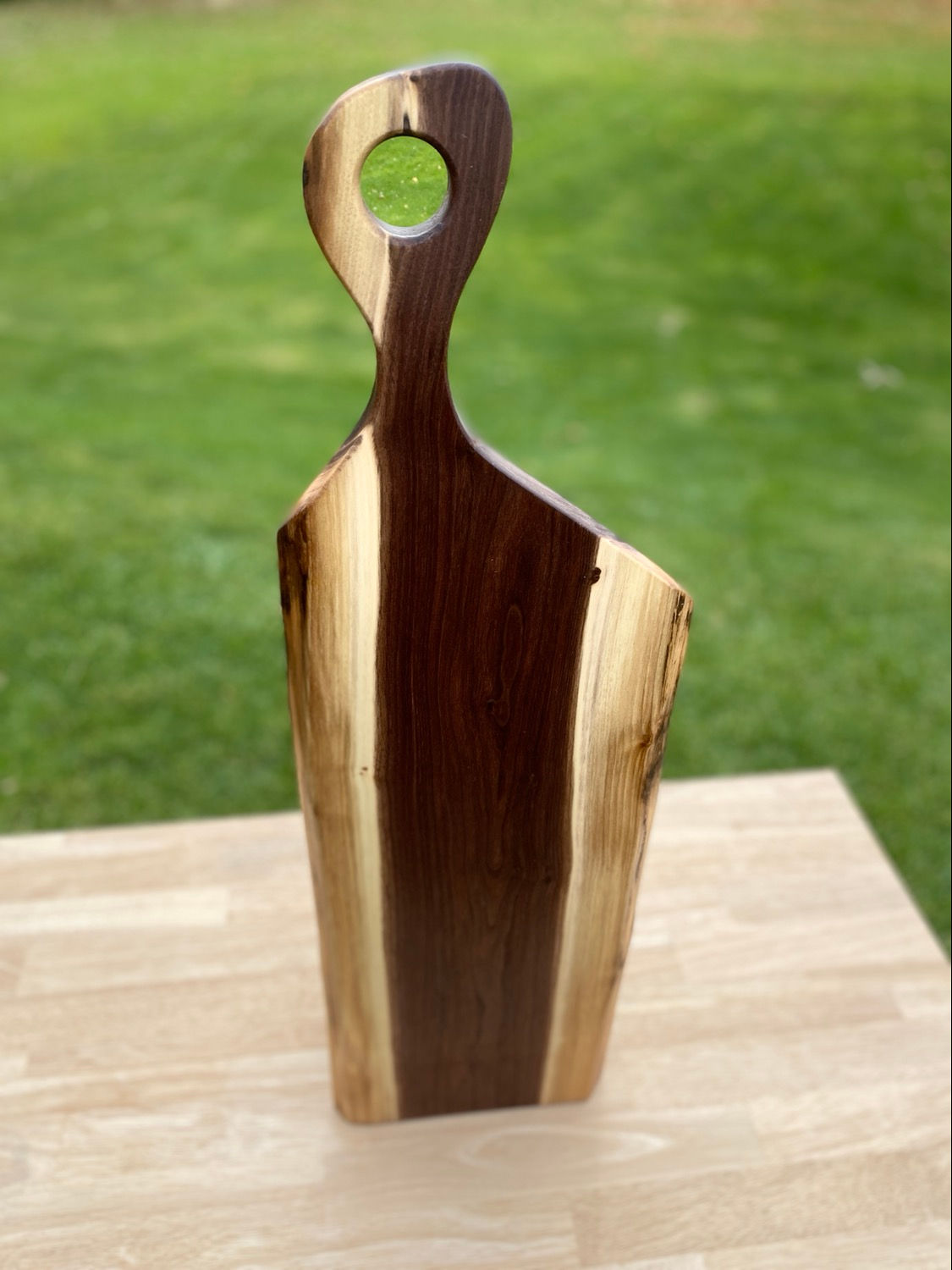 Live Edge Black Walnut Charcuterie Board w/ Handle