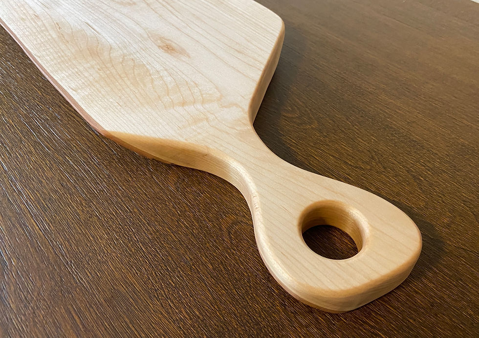 Thumbnail: Live Edge Maple Charcuterie Board With Handle