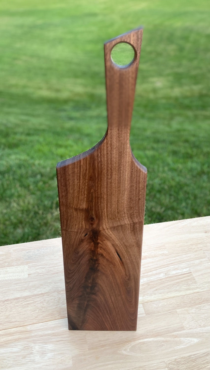 Thumbnail: Live Edge Black Walnut Charcuterie Board w/ Handle