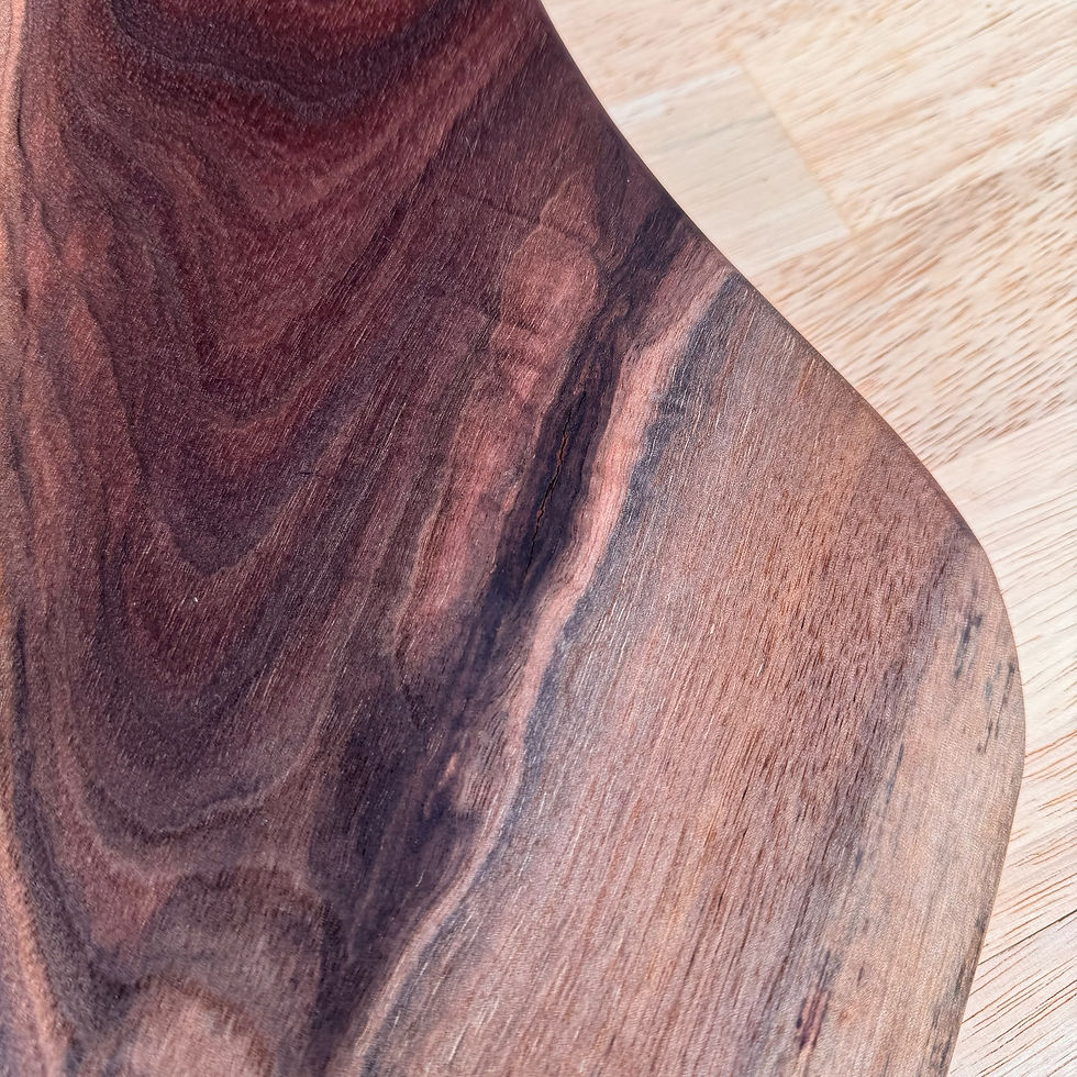 Thumbnail: Live Edge Black Walnut Charcuterie Board W/ Handle