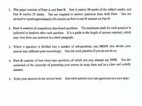 【2023-2024】中華基督教會協和書院(Form 4 First Term Examination)