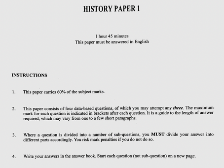 【2020-2021】香港華仁書院(Form 6 Mock Exam)