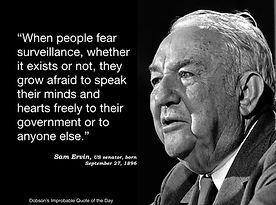 Quote Sam Ervin Picture to be cropped and quote to be replaced with provided Ervin quote