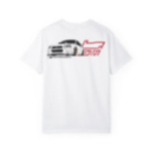 Logo and car white T-Shirt
