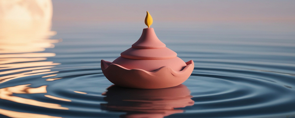 Calm water and centered flame symbolizing inner balance and energetic harmony.png