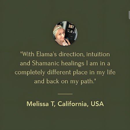 Testimonial from client Melissa T - CA, USA