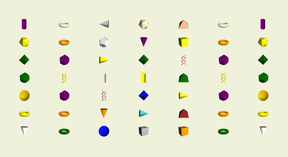 Light Language sacred geometry manifestation grid using colored geometric shapes from the Curanderos lineage