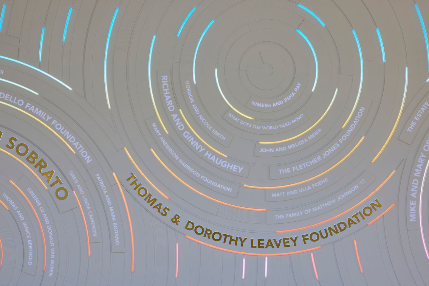 Detail of Donor Wall