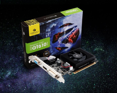 Zebronics ZEB-GT610 2GD3 GDDR3 Graphic Card 64Bit Dixi Computer - Main Image