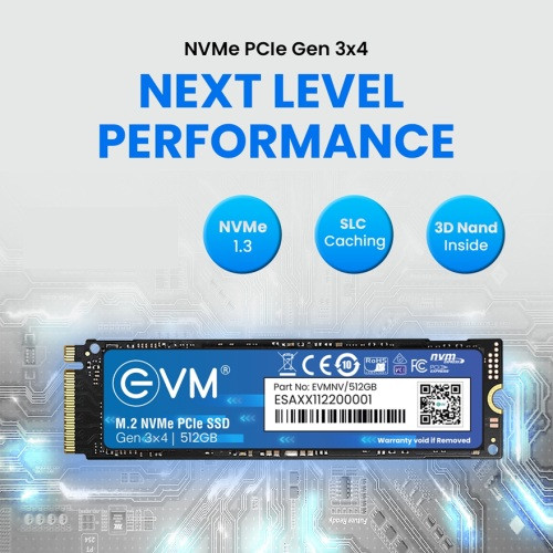 EVM 512gb M.2 NVMe PCIe SSD 2280 | Dixi Computer