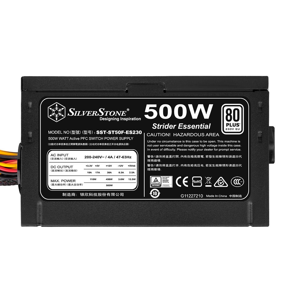 Thumbnail: Silverstone ST50F-ES230 500w 80 Plus Bronze Power Supply