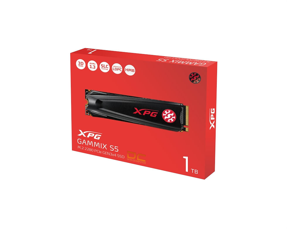 Adata XPG Gammix S5 1TB M.2 NVMe PCIe ssd