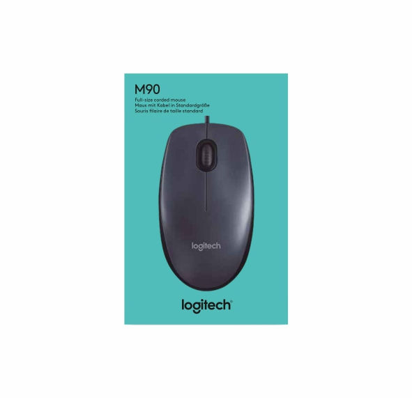 Thumbnail: Logitech M90 Wired Optical Mouse 1000 DPI