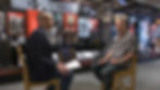 PBS NewsHour's Geoff Bennett interviewing Bruce Springsteen at the Springsteen Center -